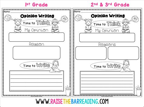 Opinion Writing Graphic Organizer