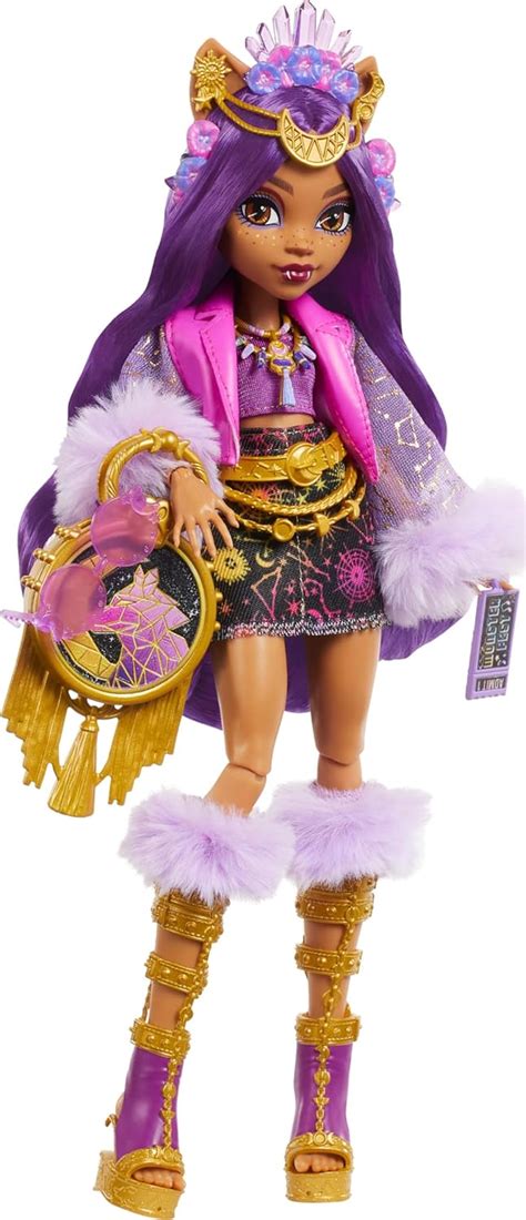 Buy Monster High Clawdeen Wolf Doll with Glam Monster Fest Outfit and ...