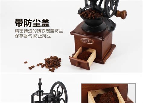 现货 手摇咖啡机 便携式咖啡磨豆机 不锈钢手动咖啡研磨机 胡椒磨-阿里巴巴
