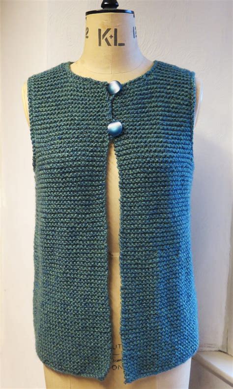Gilet Knitting Pattern, Waistcoat Knitting Pattern, Knitted Waistcoat ...
