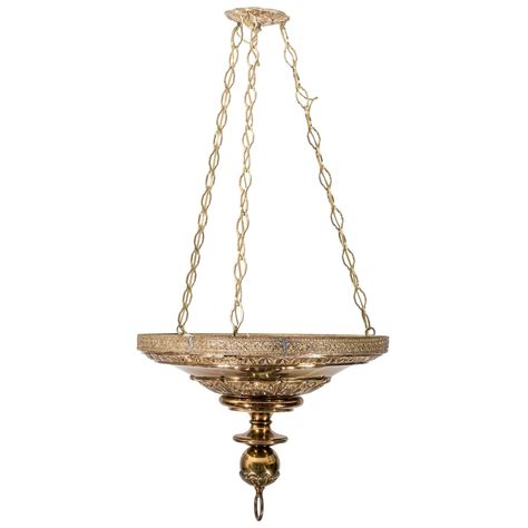 Monumental Detroit Gothic Medieval Renaissance Revival Brass and Steel Chandelier at 1stDibs ...