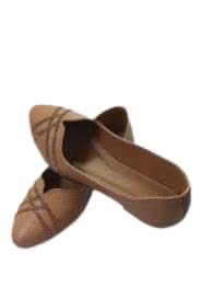 Buy Women's Synthetic Casual & Daily Use Bellies (Brown) (Numeric_7) at ...