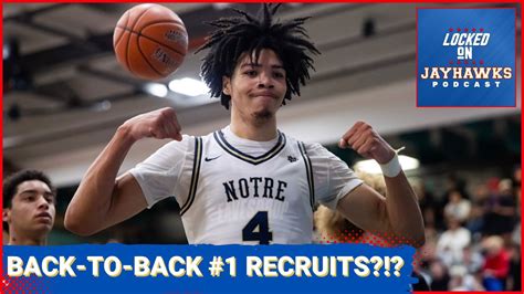 BACK-TO-BACK #1 RECRUITS? Kansas Jayhawks to Host Tyran Stokes - Could ...