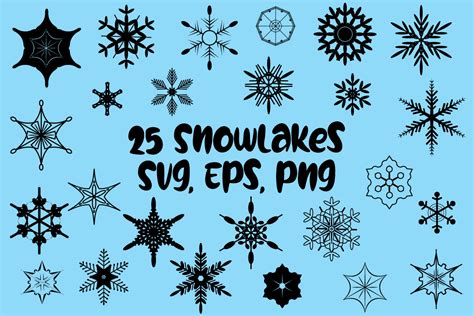 Snowflakes Graphic by LooksGoodOnYou · Creative Fabrica