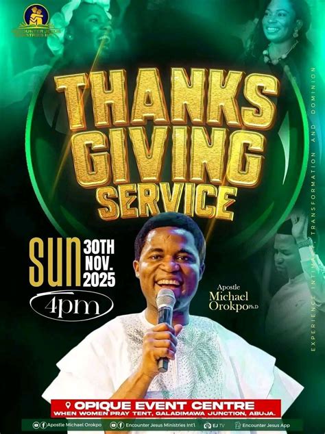 Thanksgiving service 🤸🤸🤸🤸🤸, Online event, Abuja, Nigeria, 30 November ...
