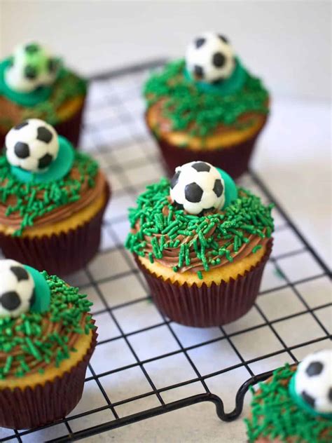 Easy Homemade Soccer Cupcakes Recipe