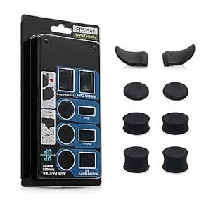PS4 FPS Games Accessories Kit Anti Slip Silicon Analog Stick Thumb ...