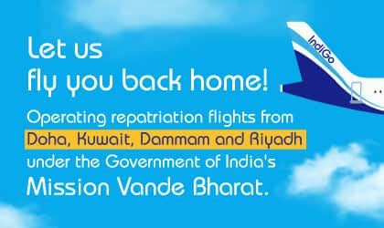 Vande Bharat Mission, flight booking & schedule - IndiGo
