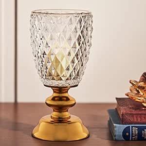 Buy Pure Home and Living Glass Aza Hurricane, Clear Online at Low ...