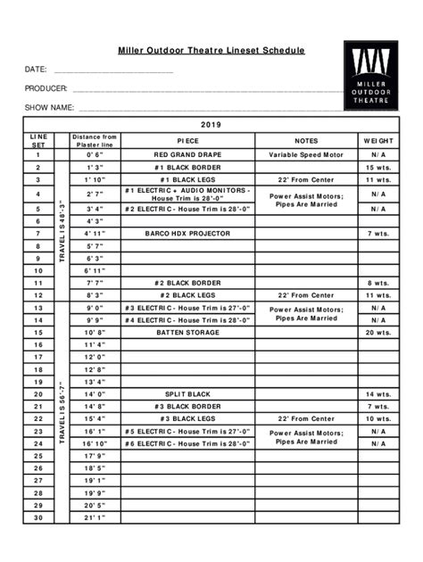 Fillable Online Miller Outdoor Theatre (Houston) - All You Need to Know ...