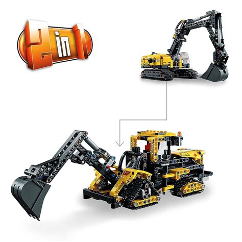 Buy Lego Technic Heavy-Duty 2in1 Excavator Building Kit for Ages 8 ...