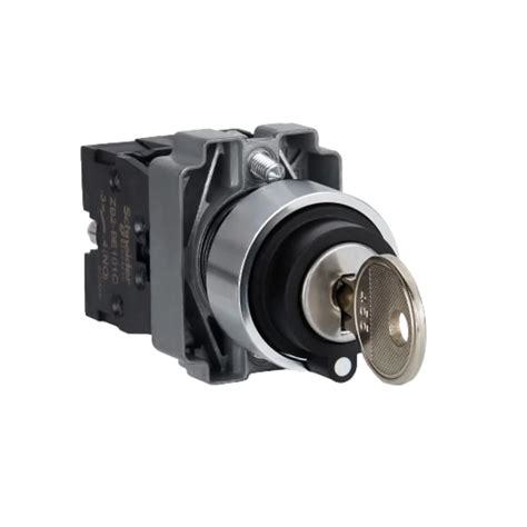 Buy Schneider Electric XB2BG03C 3 Position Stay Out Key Selector Switch ...