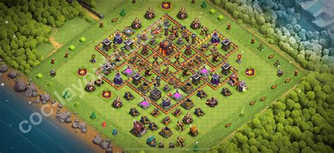 Base TH10 with Link, Anti 3 Stars Max Levels - Town Hall Level 10 Base ...
