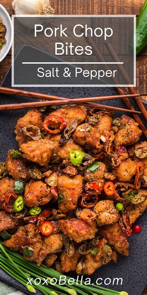 Salt & Pepper Pork Chop Bites - xoxoBella