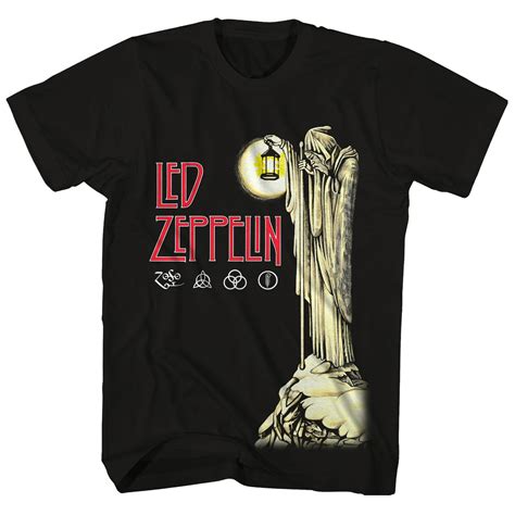Led Zeppelin T-Shirt | IV Hermit & ZOSO Logos Led Zeppelin Shirt