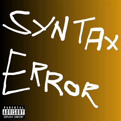 Image result for Syntax Error Example