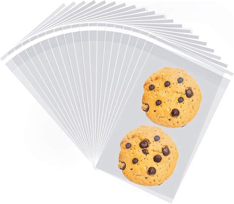 Amazon.com: Resealable Clear Cellophane Bags Self Adhesive 4x6" 200 Pcs ...