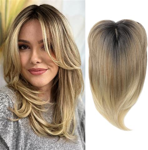 Amazon.com: FAVE Hair Toppers for Women Hand Made Lace Hair Topper ...