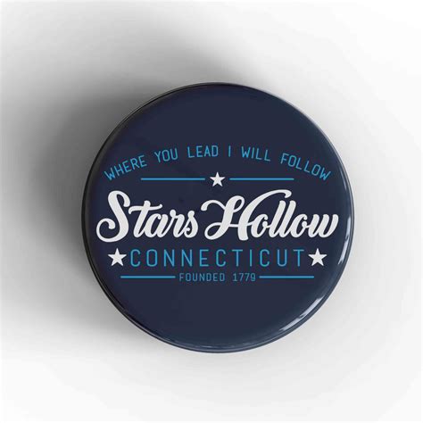 Stars Hollow Connecticut Badge/Magnet - Nowstalgia