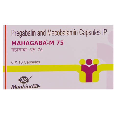 Pregaba-M 75 Capsule 10's Price, Uses, Side Effects, Composition ...