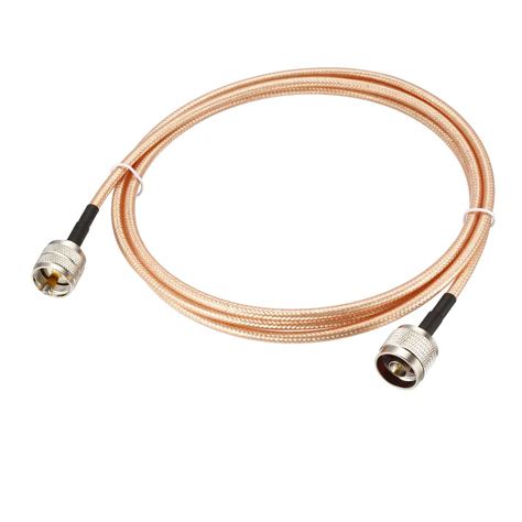 uxcell UHF (PL259) Male to N-Type Male Antenna Cable RG400 Coax Cable 1 ...