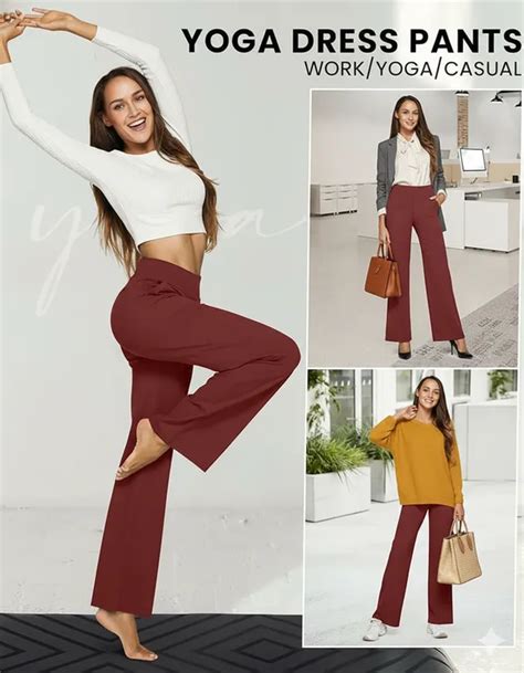 Saffora Maroon Cotton Women High Waist Loose Straight Trousers/pants ...