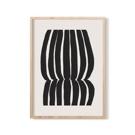 Jual Poster "The Curve" + Premium Frame Kayu - Hitam, Frame 30x40cm ...