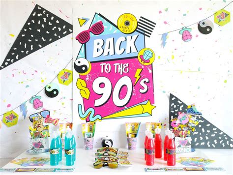 1990s Party Decorations Ideas | Shelly Lighting
