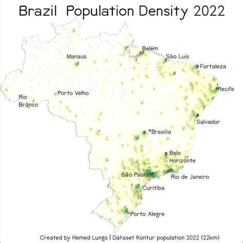 Population Density Map 2022