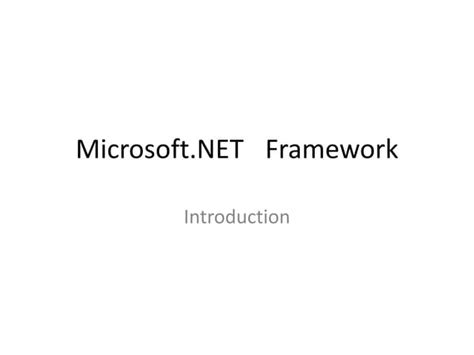 Image result for .NET Framework Introduction