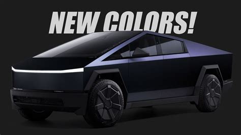 Tesla Wrap Colors Cybertruck