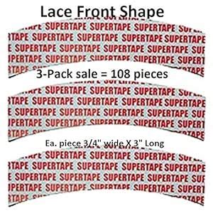 Buy 3 Packs - Lace Front Tape, 108 Pieces Online at Low Prices in India ...