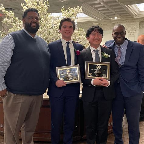 West Orange Students and Teacher Recognized at Essex County Awards Banquet