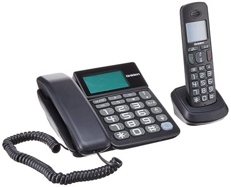 Uniden AT 4503 Telephone, Corded, Cordless/ Combo - Black : Amazon.in ...
