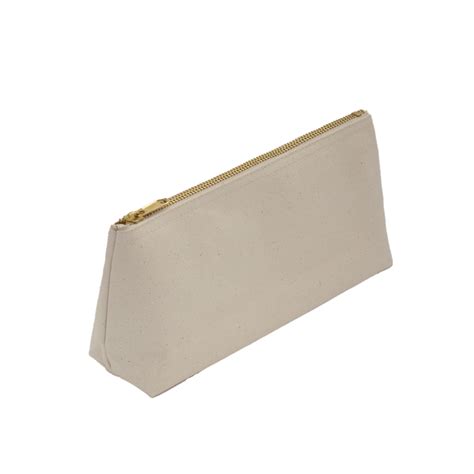 Natural Canvas Zipper Pouch - Great Gift with Purchase item