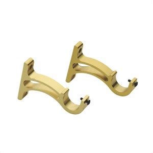 CELLRICH Gold Curtain Knobs, Rod Rail Bracket Metal Price in India ...