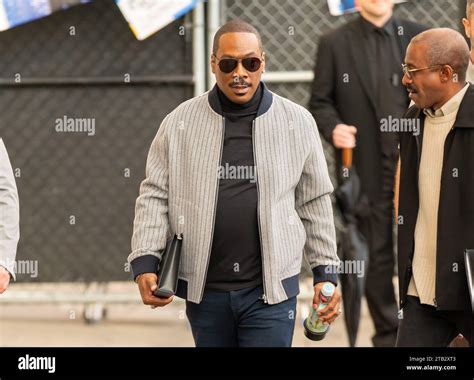 Celebrities at the 'Jimmy Kimmel Live!' studios Featuring: Eddie Murphy ...