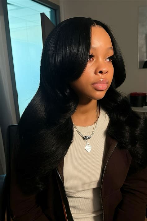 Pin by Eboni on Hair & Flair | Long hair styles, Front lace wigs human ...