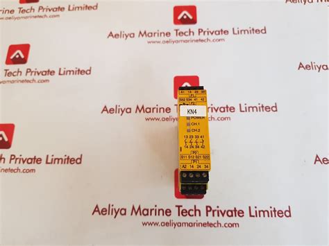 Pilz pnoz x2.8p 24 vac/dc safety relay 777301 – Aeliya Marine Tech
