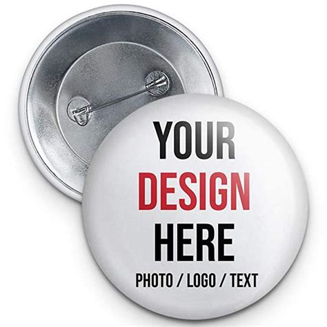 Custom Button Pins - Etsy
