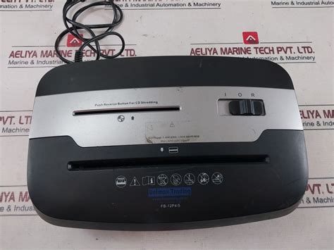 Unimax Trading Fb-12P4/5 Paper Shredder – Aeliya Marine