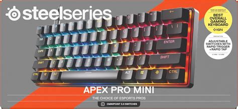 SteelSeries Apex Pro Mini Gen 3 Gaming Tastatur 60 India | Ubuy