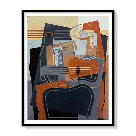 Music Painting & Wall Art Print by Juan Gris - Dessine Art