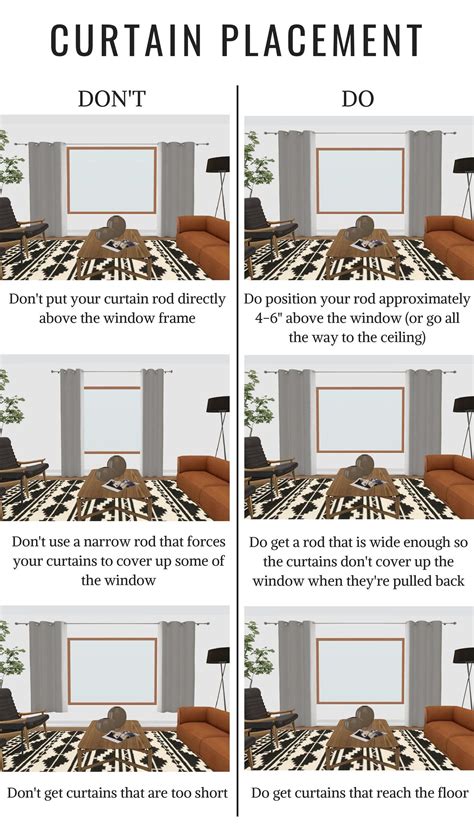The Do's And Don'ts Of Curtain Placement - Nadine Stay | Home interior ...