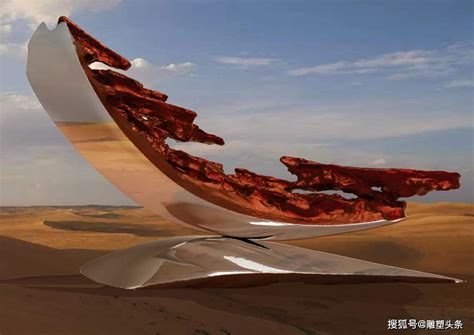 甘肃民勤腾格里沙漠，有座奇幻沙漠雕塑公园，仿佛是火人节的观感_作品