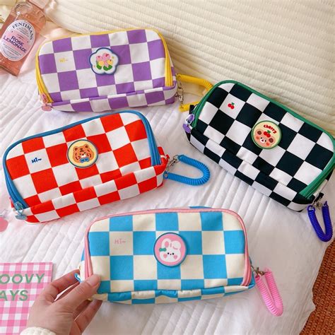 Kawaii Cubby Canvas: Beary Cute Schoolmate Pencil Pouch – The Kawaii Shoppu