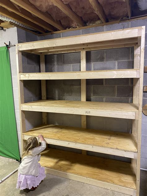 Diy Garage Shelves 2x4