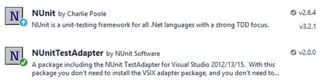 Visual Studio NUnit 的图像结果