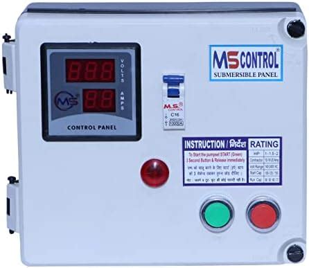 Ms Control 1.5 Hp Single Phase Submersible Panel Pump/Starter ...