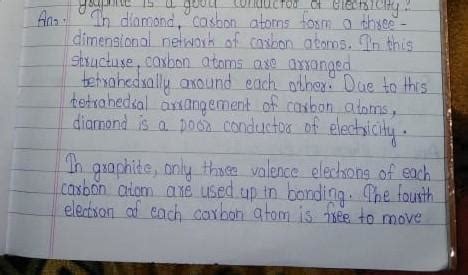 why diamond is a bad conductor of electricity but graphite is a good ...